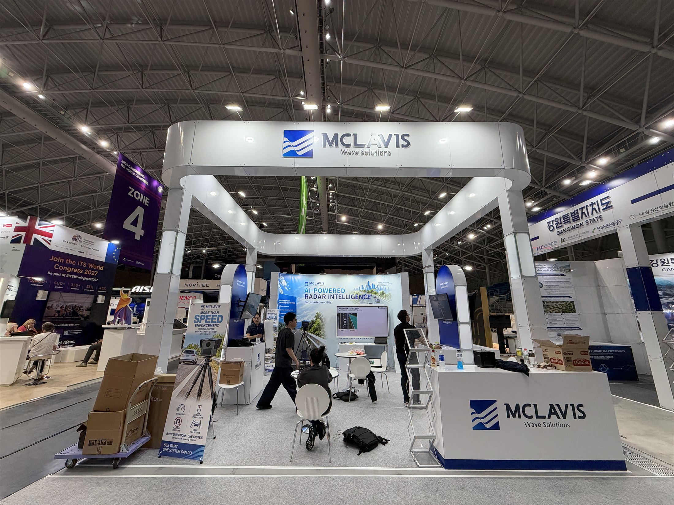 ITS World Congress 2026 · Gangneung · MCLAVIS Modular Booth site view 2