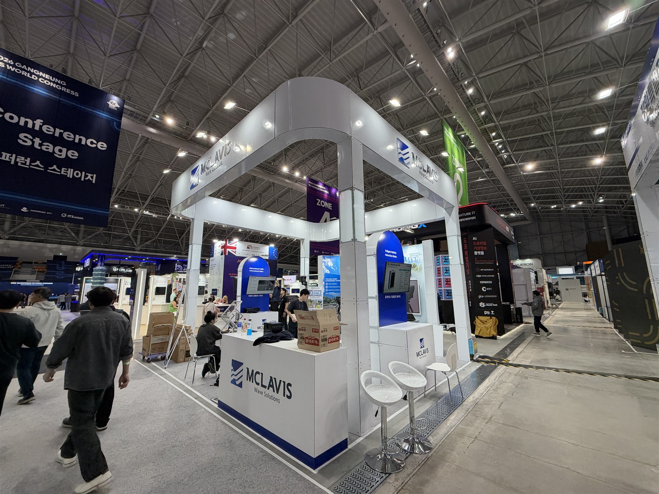 ITS World Congress 2026 · Gangneung · MCLAVIS Modular Booth site view 3