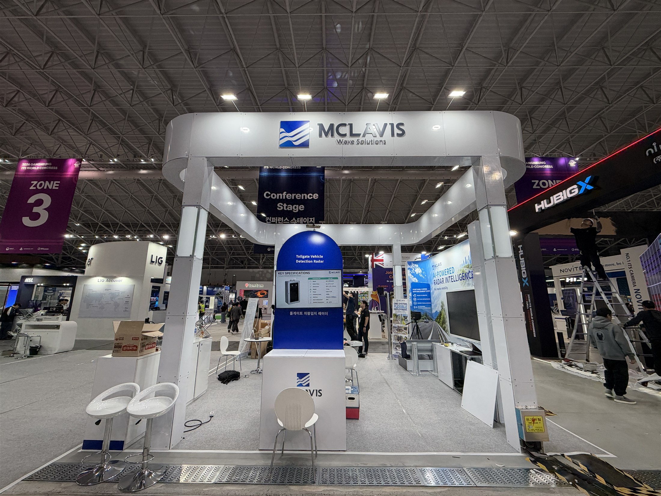 ITS World Congress 2026 · Gangneung · MCLAVIS Modular Booth site view 4