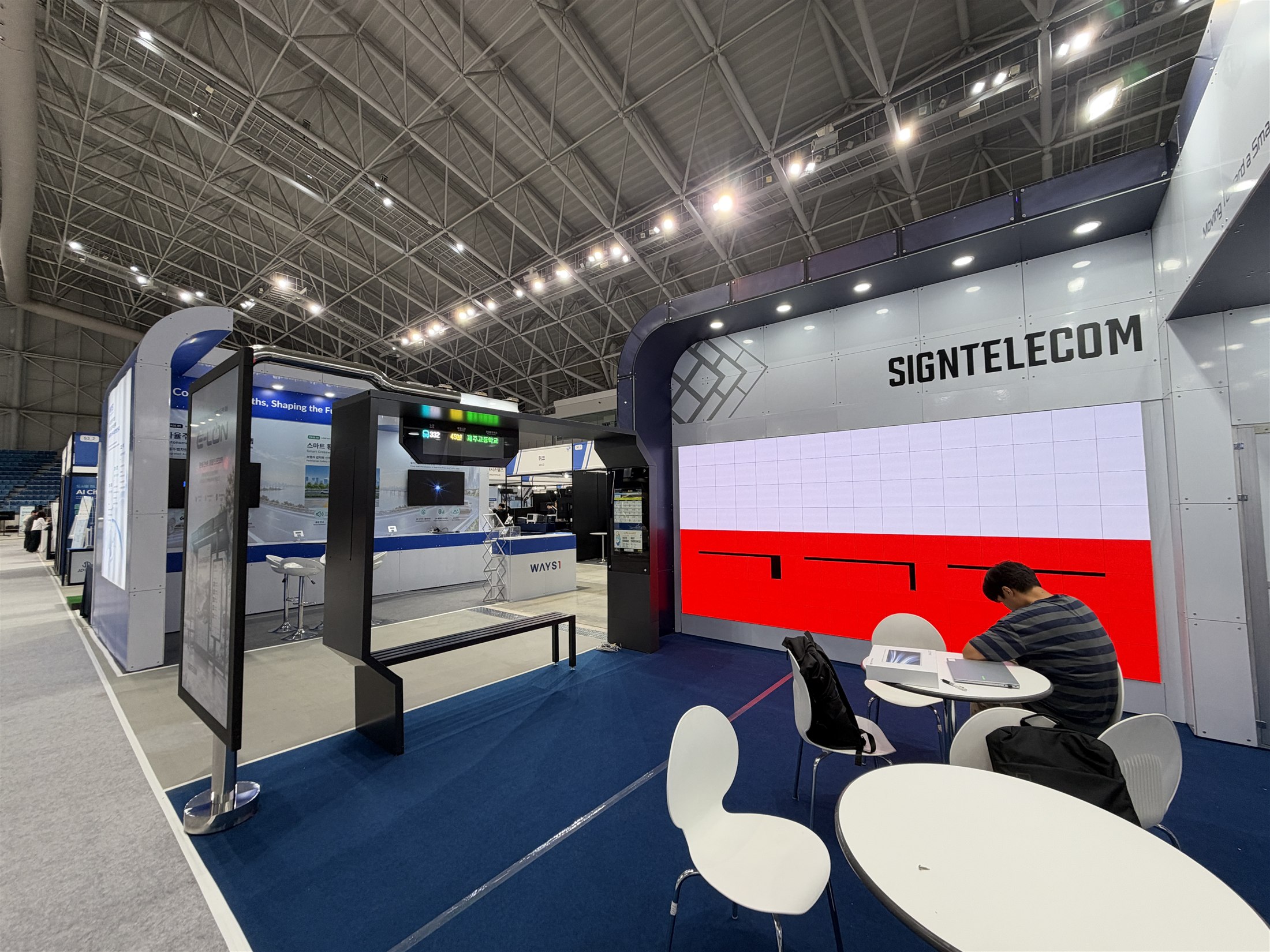 ITS World Congress 2026 · Gangneung · SIGNTELECOM Modular Booth site view 7