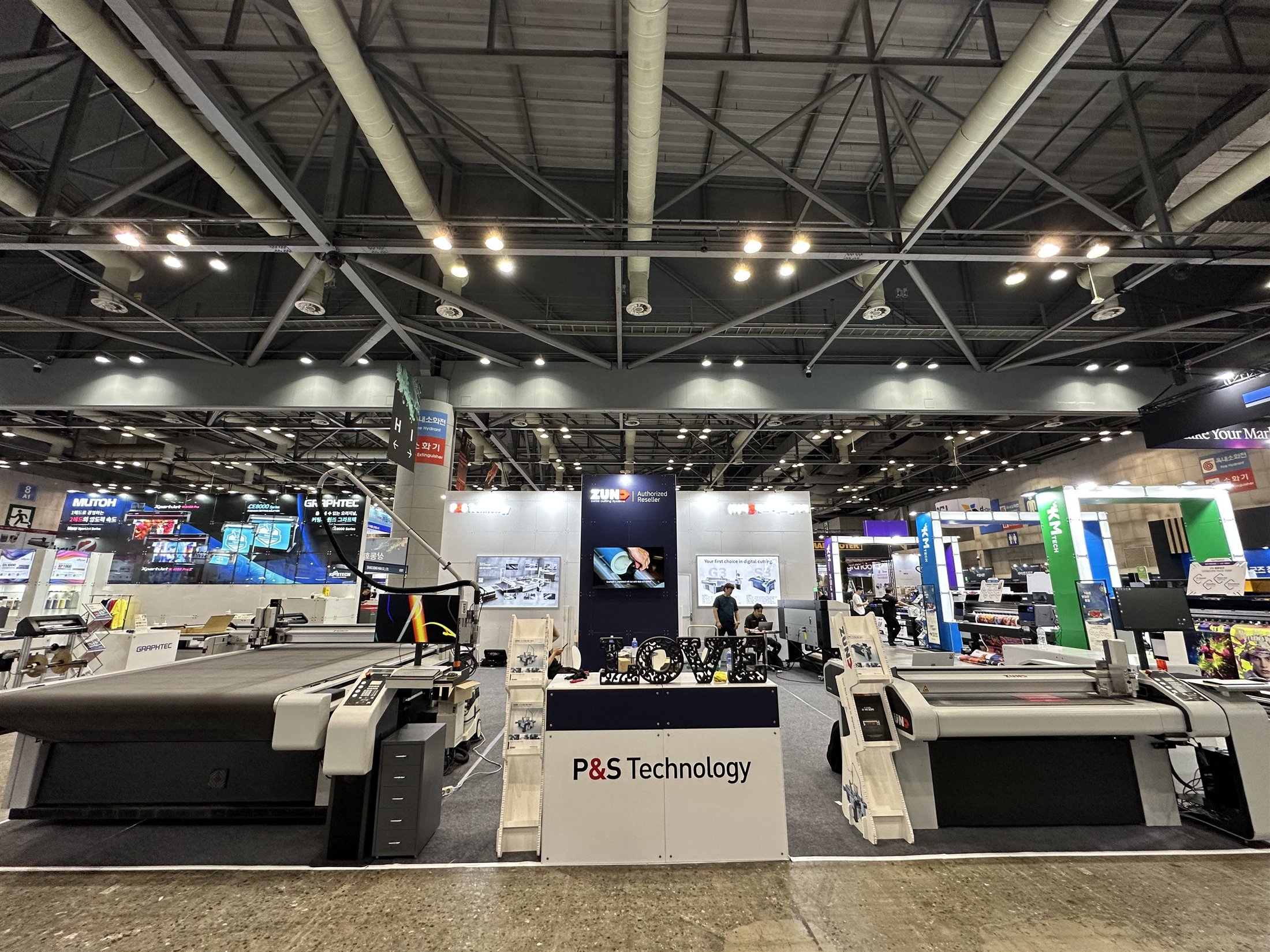 K-PRINT 2026 · P&S Technology Modular Booth completed view 2