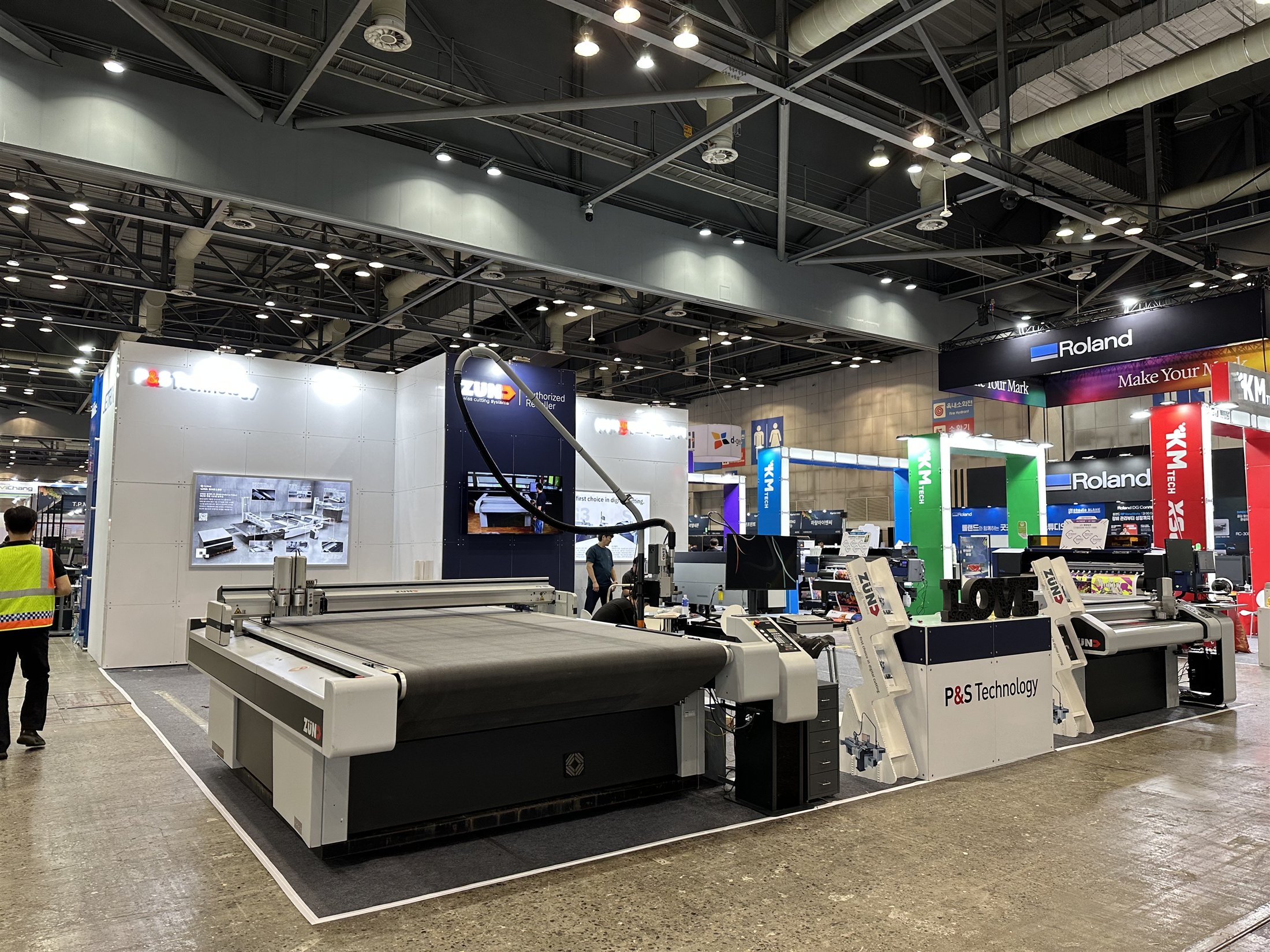 K-PRINT 2026 · P&S Technology Modular Booth completed view 3