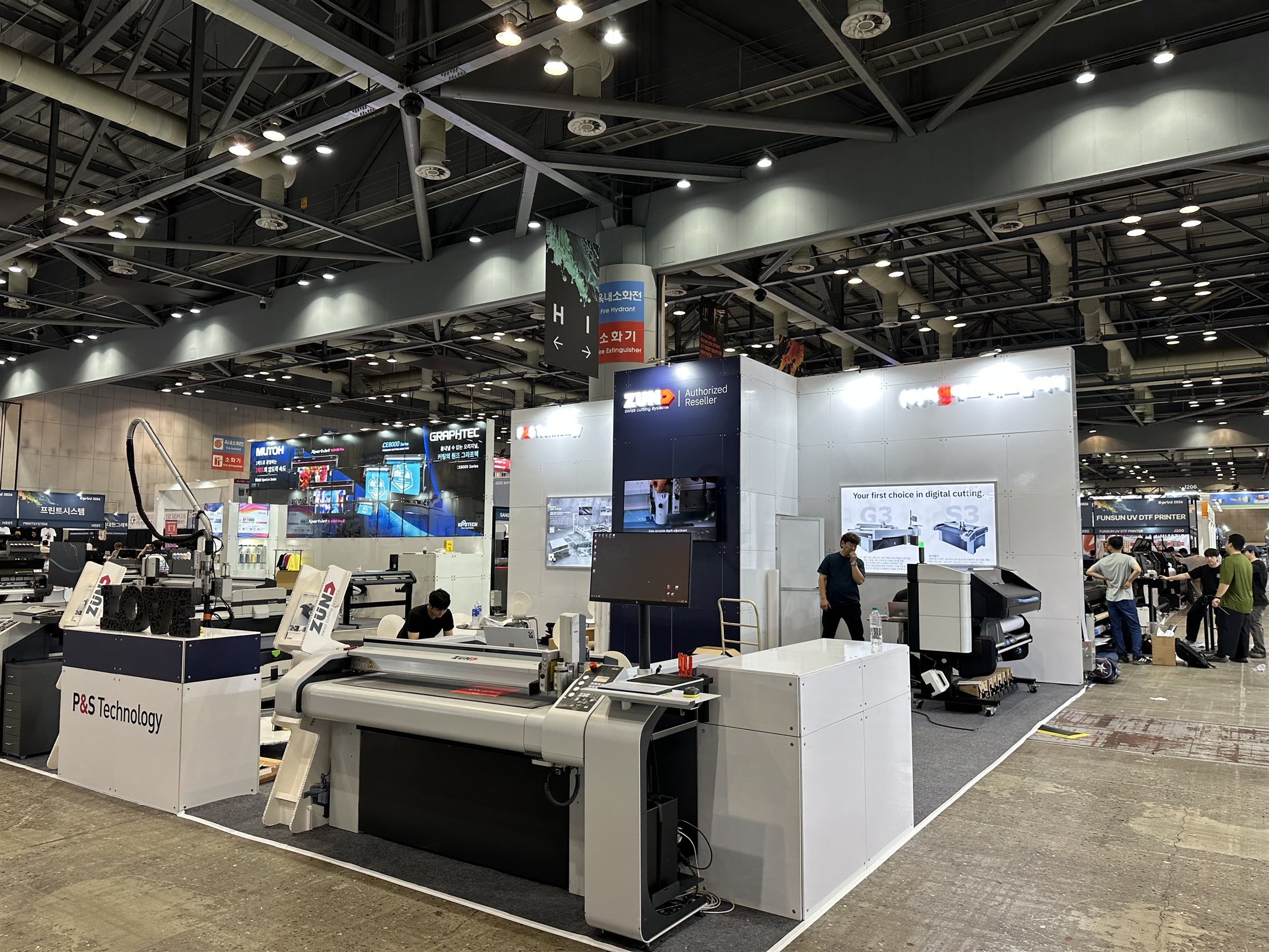 K-PRINT 2026 · P&S Technology Modular Booth completed view 4